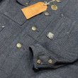 画像2: シュガーケーン フィクションロマンス 13.7oz.インディゴネップ デニム ワークコート SC15445 421)ネイビー (2)