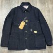 画像1: シュガーケーン フィクションロマンス 13.7oz.インディゴネップ デニム ワークコート SC15445 421)ネイビー (1)