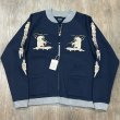 画像2: テーラー東洋 スカ ジップスウェット 刺繍入り “ALASKA” TT69475 128)ネイビー (2)