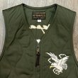 画像6: バズリクソンズ  "SUKA" EMBROIDERY VEST BR15586 01)オリーブ (6)