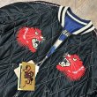 画像3: テーラー東洋 スカジャン キルティング “RED TIGER” × “JAPAN MAP” TT15543 119)ブラック (3)