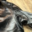 画像5: バズリクソンズ WG コレクション ブラック AN-J-3A ホースハイド モデル BR80655 01)ブラック (5)