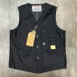 画像1: シュガーケーン フィクションロマンス 9.5oz. プリントモールスキン ワークベスト SC15646 411)B1ｋA (1)