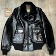 画像1: バズリクソンズ WG コレクション ブラック AN-J-3A ホースハイド モデル BR80655 01)ブラック (1)