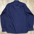 画像5: シュガーケーン フィクションロマンス 8.5oz. ウォバッシュストライプ ワークシャツ  SC25551A 421)ネイビー (5)