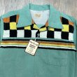 画像2: スタイルアイズ 1950s Style コーデュロイ スポーツシャツ “SQUARE & STRIPE” SE29382 141)ミントグリーン (2)