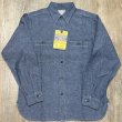 画像1: バズリクソンズ  ブルーシャンブレー ワークシャツ L/S BR25995 125)ブルー (1)