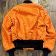 画像6: バズリクソンズ  フライトジャケット Type ORANGE L-2B FLITE WEAR “TALON TEST FORCE”  BR15165 01)オレンジ (6)