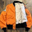 画像3: バズリクソンズ  フライトジャケット Type ORANGE L-2B FLITE WEAR “TALON TEST FORCE”  BR15165 01)オレンジ (3)