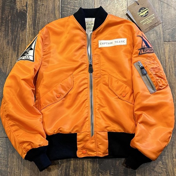 画像1: バズリクソンズ  フライトジャケット Type ORANGE L-2B FLITE WEAR “TALON TEST FORCE”  BR15165 01)オレンジ (1)