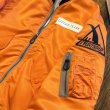 画像4: バズリクソンズ  フライトジャケット Type ORANGE L-2B FLITE WEAR “TALON TEST FORCE”  BR15165 01)オレンジ (4)