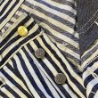 画像4: ヘッドライト×フィクションロマンス NOS 7oz. 1/4"インディゴストライプ ワークパンツ SC42386 421)ネイビー (4)