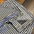 画像2: ヘッドライト×フィクションロマンス NOS 7oz. 1/4"インディゴストライプ ワークパンツ SC42386 421)ネイビー (2)