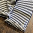 画像6: ヘッドライト×フィクションロマンス NOS 7oz. 1/4"インディゴストライプ ワークパンツ SC42386 421)ネイビー (6)
