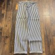 画像1: ヘッドライト×フィクションロマンス NOS 7oz. 1/4"インディゴストライプ ワークパンツ SC42386 421)ネイビー (1)