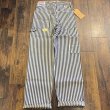 画像7: ヘッドライト×フィクションロマンス NOS 7oz. 1/4"インディゴストライプ ワークパンツ SC42386 421)ネイビー (7)