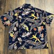 画像5: ケオニ・オブ・ハワイ by ジョン メイグス “WAIKIKI REEF”  SS39134 128)ネイビー (5)