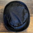 画像2: シュガーケーン 10oz.デニム ポークパイ ハット SC02466 119)ブラック (2)