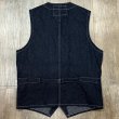 画像4: シュガーケーン 11oz. ブルーデニム ワークベスト SC15702 421A)ネイビー (4)
