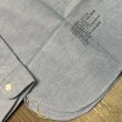 画像2: バズリクソンズ  4oz. ブルーコットン オックスフォードクロス シャツ BR28824 125)ブルー (2)
