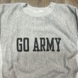 画像2: バズリクソンズ  ホリゾンタルニッティング スウェットシャツ “GO ARMY BEAT NAVY” BR69070 113)グレイ (2)