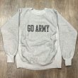 画像1: バズリクソンズ  ホリゾンタルニッティング スウェットシャツ “GO ARMY BEAT NAVY” BR69070 113)グレイ (1)