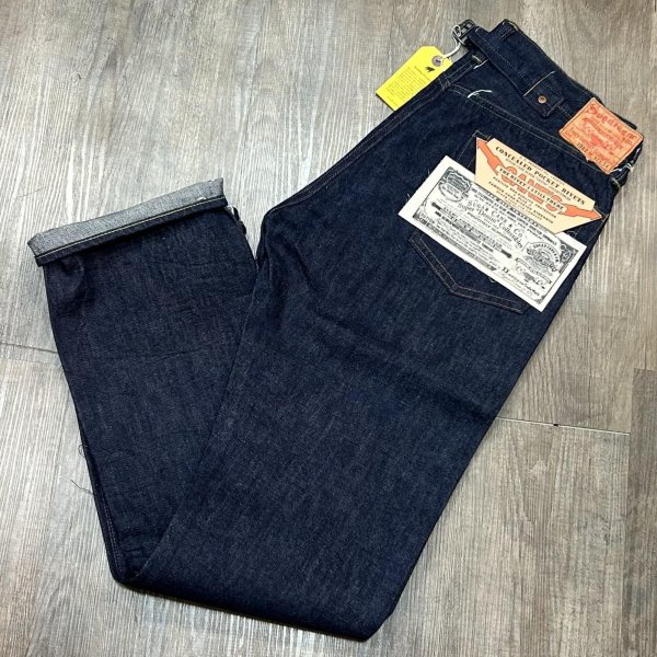 画像1: シュガーケーン Super “Denim” Collectibles  #05 14.25oz. BLUE DENIM WAIST OVERALLS “1942” MODEL  SC49005  421)ネイビー (1)