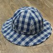 画像1: オアフ・ガーメント 10oz. パラカチェック ハット SS02842 421)ネイビー (1)