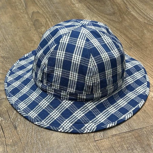 画像1: オアフ・ガーメント 10oz. パラカチェック ハット SS02842 421)ネイビー (1)