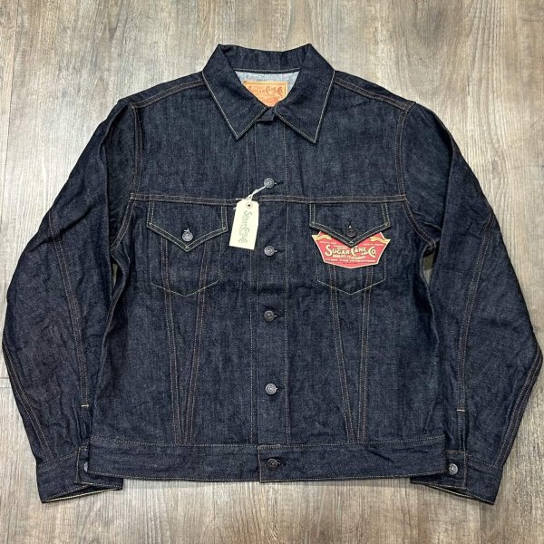 画像1: シュガーケーン 14.25oz. デニムジャケット 1962 MODEL SC12962 421)ネイビー (1)