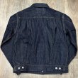 画像4: シュガーケーン 14.25oz. デニムジャケット 1953 MODEL   SC11953A 421)ネイビー (4)