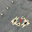 画像5: シュガーケーン ブルーデニム 刺繡 ウェスタンシャツ エイジング アメカジ MODEL SC29473 429)ネイビー (5)