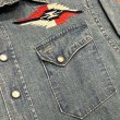 画像4: シュガーケーン ブルーデニム 刺繡 ウェスタンシャツ エイジング アメカジ MODEL SC29473 429)ネイビー (4)