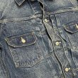 画像2: シュガーケーン デニム ジャケット 1953 エイジングモデル アメカジ Gジャン SC11953SW 429)ネイビー (2)