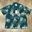 画像1: デューク カハナモク スペシャル 半袖 アロハシャツ デュークス シェル アメカジ ハワイアン DK39450 145)グリーン (1)