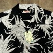 画像2: サンサーフ  半袖 アロハシャツ アイランド パイナップル アメカジ ハワイアン SS39413 119)ブラック (2)