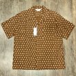 画像1: スター オブ ハリウッド 半袖 コットン シャツ ブルーマウンテン アメカジ コーヒー豆 SH39498 138)ブラウン (1)