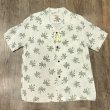 画像1: サンサーフ  半袖 アロハシャツ 散らばった パームツリー アメカジ ハワイアン  SS39427 105)オフホワイト (1)