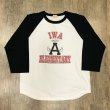 画像1: ホワイツビル IWA ELEMENTARY 七分袖 ベースボール Tシャツ ラグラン アメカジ WV69527 105)オフホワイト (1)
