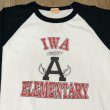 画像2: ホワイツビル IWA ELEMENTARY 七分袖 ベースボール Tシャツ ラグラン アメカジ WV69527 105)オフホワイト (2)