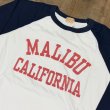 画像2: ホワイツビル 七分袖 ベースボール Tシャツ マリブ カリフォルニア ラグラン アメカジ WV69528 105)オフホワイト (2)