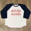 画像1: ホワイツビル 七分袖 ベースボール Tシャツ マリブ カリフォルニア ラグラン アメカジ WV69528 105)オフホワイト (1)