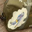 画像2: バズリクソンズ キットバック イーグルス カスタムペイント カバン アメカジ ミリタリー 軍物  BR02826 149)オリーブ (2)