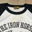 画像4: インディアンモーターサイクル ベースボール 七分袖 Tシャツ アメカジ IM69552 101)ホワイト (4)
