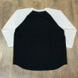画像5: インディアンモーターサイクル ベースボール 七分袖 Tシャツ アメカジ IM69552 119)ブラック (5)