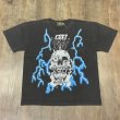 画像1: モダクト DUBDEATH 稲妻 半袖 メタルダブ Tシャツ アメカジ MO79490 119)ブラック (1)