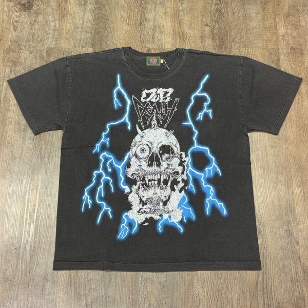 画像1: モダクト DUBDEATH 稲妻 半袖 メタルダブ Tシャツ アメカジ MO79490 119)ブラック (1)