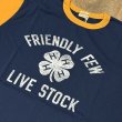 画像3: ホワイツビル  半袖 ツートン Tシャツ アメカジ シャムロック 四つ葉 WV79523 128)ネイビー (3)