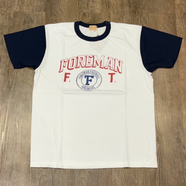 画像1: ホワイツビル  半袖 ツートン Tシャツ アメカジ フットボール WV79524 105)オフホワイト (1)