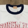 画像2: ホワイツビル  半袖 ツートン Tシャツ アメカジ フットボール WV79524 105)オフホワイト (2)